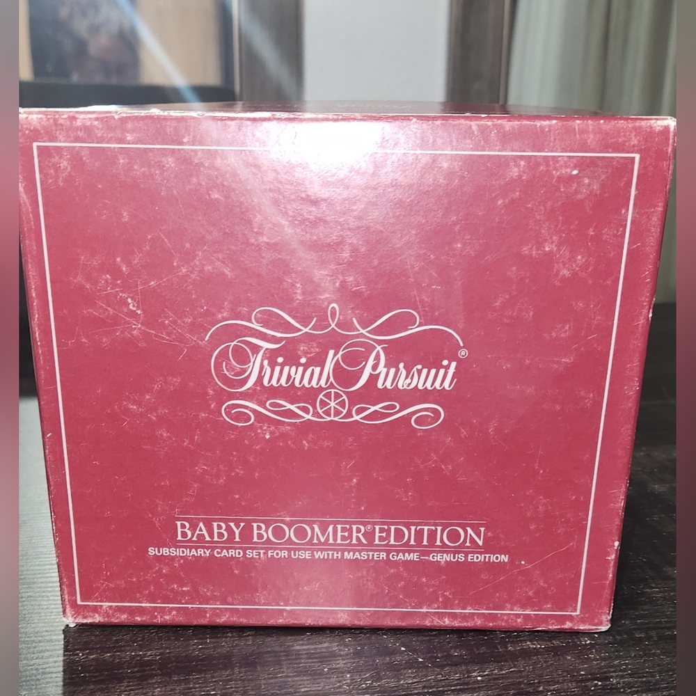 Vintage Trivial Pursuit Baby Boomer Edition 1983 Card Set, Genius Edition